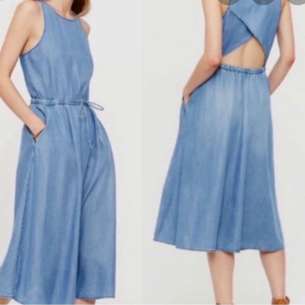 LOU & GREY Denim Dress Maxi Sz S